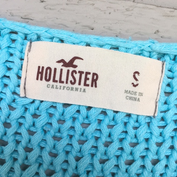HOLLISTER OMBRÉ 100% COTTON CROCHET TOP - Picture 2 of 3